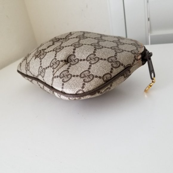 80's Vintage Gucci Cosmetic Bag/Clutch/Pouch with box - Picture 8 of 12